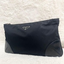 Borsa pochette PRADA nera in