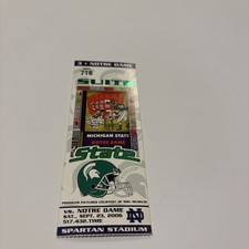 Biglietto Stub Notre Dame vs