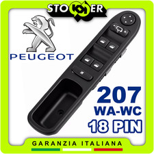 Pulsantiera Alzacristalli Regolazione Elettrica Specchi PEUGEOT 207 WA WC 06-15