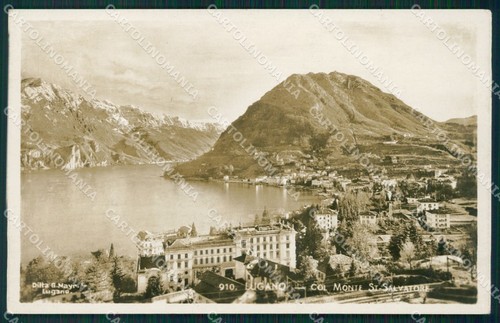 Svizzera lugano foto postcard - svizzera,