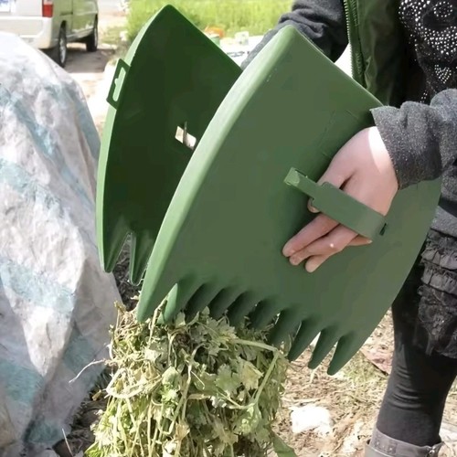 Rastrello manuale verde erba - verde,