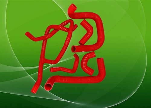 Red silicone hose for bmw - hose,