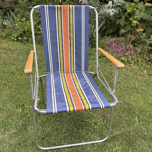 Sdraio vintage righe blu - sdraio,