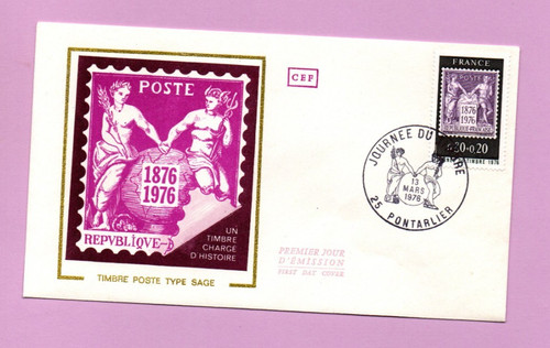 Fdc 1976 timbro posta - timbro,