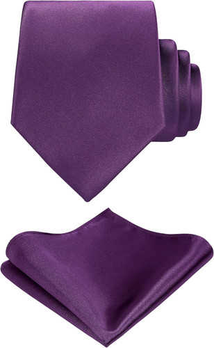 Cravatta tinta unita raso - g,