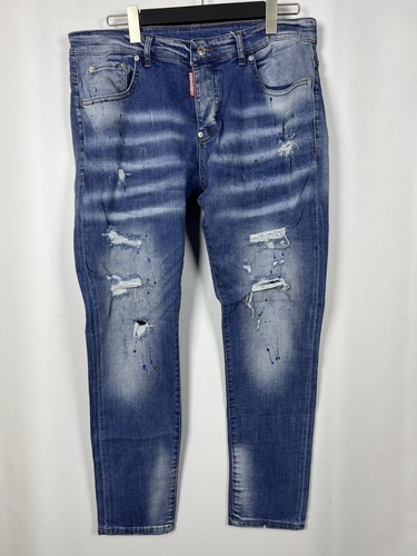 Jeans slim dsquared2 blu - dsquared2,