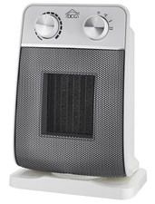 STUFETTA ELETTRICA / STUFA OSCILLANTE IN CERAMICA DCG PTC922 1500 W GRIGIO