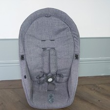 Unità di seduta Stokke Scoot V2 V1: ferramenta, tessuto sedile, imbracatura grigio melange