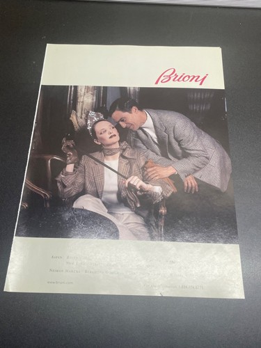 Pubblicità rivista brioni - pubblicità,