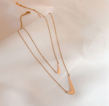 Collana catena pendente oro