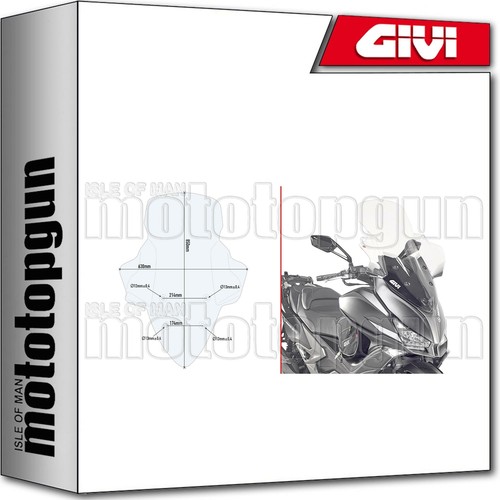 Givi windshield d6104st kymco - givi,