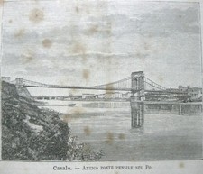 stampa antica old print CASALE