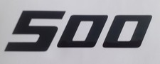 Sticker, adhésif noir 500 de flanc arrière RG 500 Gamma