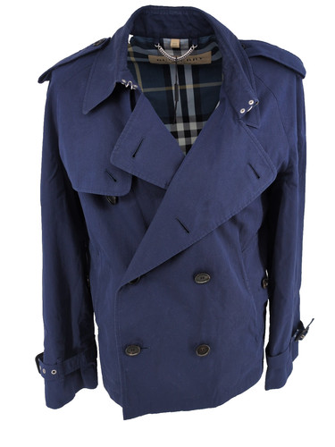 Burberry trench coat - xl, navy