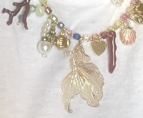 Collana fatta mano con - collana, a