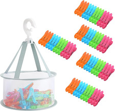 60 Mollette Da Bucato Con