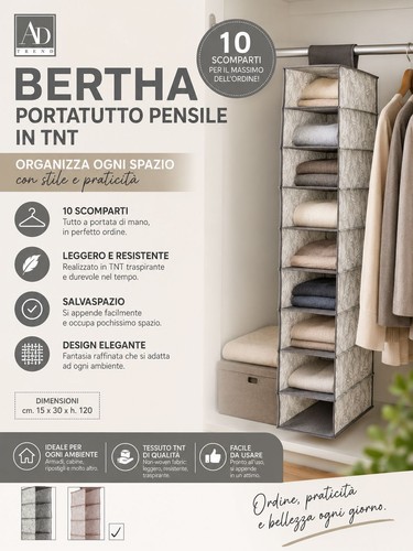 Organizer per armadio - tnt,
