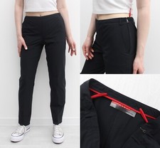 Pantalone donna PRADA Milano nylon nero RARO 40 ~S made in ITALY
