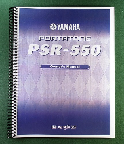 Yamaha psr 550 instruction - yamaha,