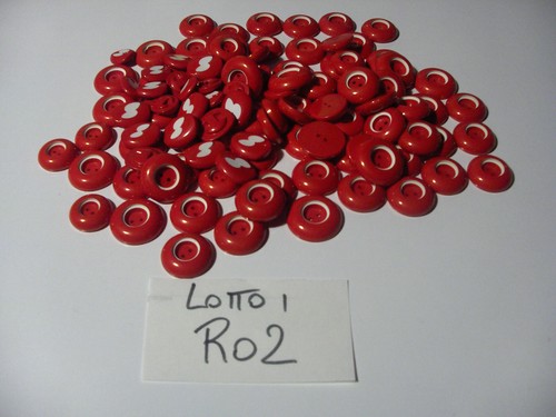 100 bottoni plastica anni - 100,