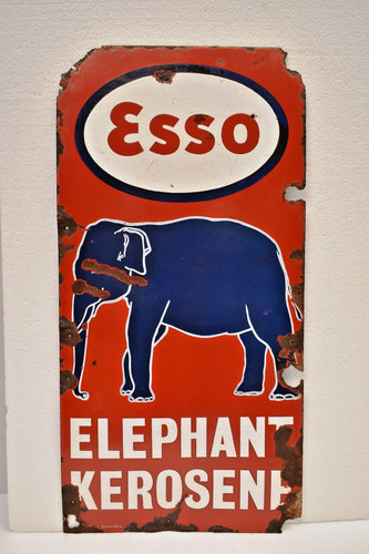 Vintage esso elefante insegna - vintage,