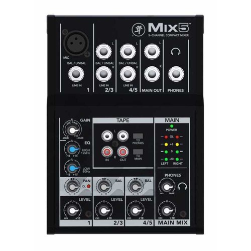 Mackie mix5 mixer senza - mix5,
