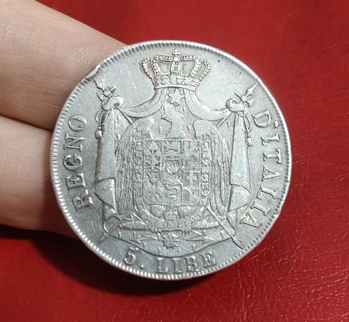 Rara lire 1807 milano - 5,