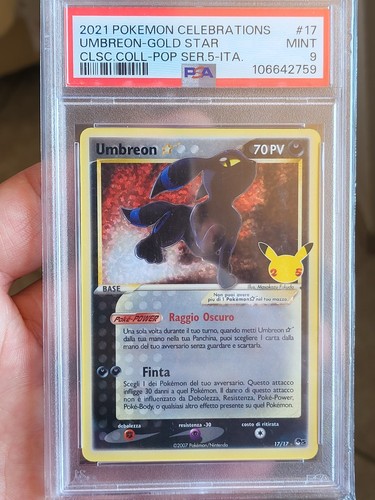 Umbreon goldstar psa - psa, 9