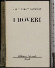 BUR. I DOVERI. MARCO TULLIO CICERONE. RIZZOLI.