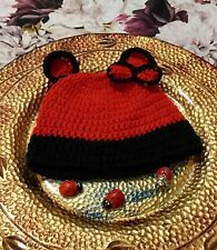 Cappellino lana bambino uncinetto da 0 a 4 mesi