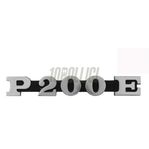 Targhetta p200e per cofani - targhetta,