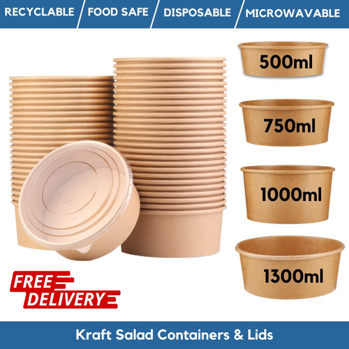Kraft deli ciotole - deli, monouso