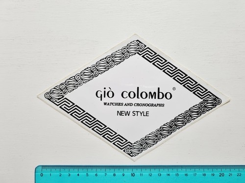 Adesivo gio colombo - adesivo, watches