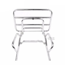 PORTA BAULE PORTAPACCHI FACO CROMATO VESPA 50 PK S XL HP POSTERIORE FACO 0802C