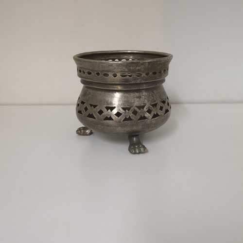 Vaso centrotavola peltro
