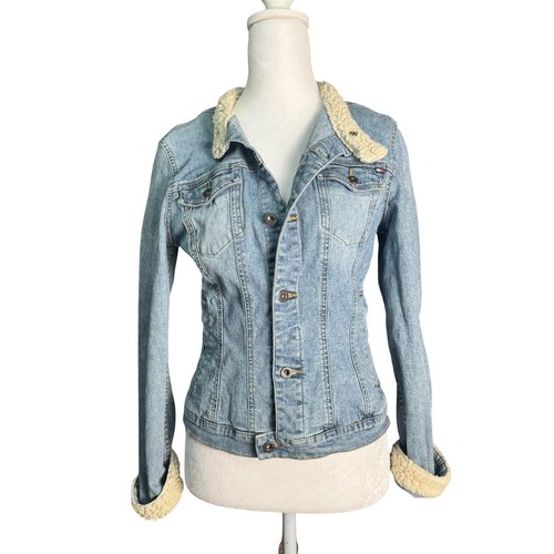 Y2k tommy jeans donna sherpa - tommy,