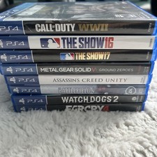 Lotto giochi PS4 (8 giochi) - MLB THE SHOW, COD WWII, Far Cry - testati