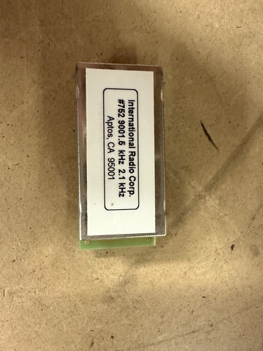 Filtro inrad 752 ssb - 2.1, khz