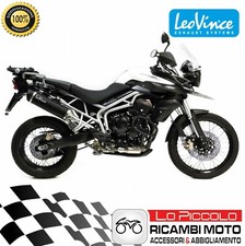SCARICO COMPLETO LEOVINCE NERO STAINLESS STEEL SLIP-ON TRIUMPH TIGER 800 XC 2015