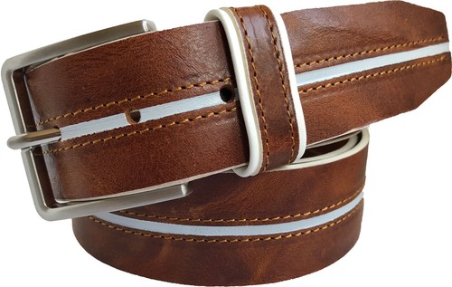 Cintura uomo pelle marrone - cintura,