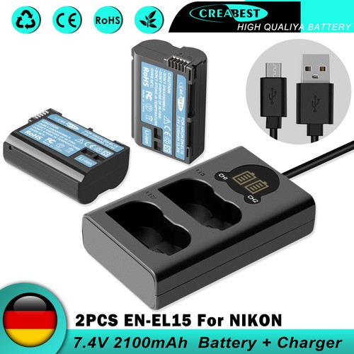 El15 el15b batteria e - 2x, en-el15
