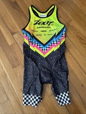 Team Zoot Tuta Donna Sprint Triathlon Schiena Aperta Taglia M