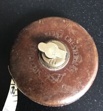 Metro a Nastro Vintage in Cuoio – Chesterman Sheffield England – Constantia