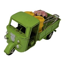 DynaSun 2304S-1862 modello di trasporto triciclo vintage dettagliato in metallo