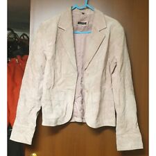 Giacca Giubbotto Pelle rosa biker chiodo bomber Donna Vintage 90s 2000 jacket 