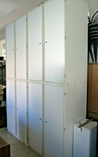 ARMADIO 4/a STAG.- Lacc.Bianco (TUTTO SPAZIO- H.284 cm.x Larg.200)     NIRIMA