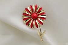 SPILLA DORATA E SMALTATA