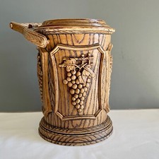 Vintage Faux Wood Panel Grape