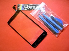 VETRO+ TOUCH SCREEN +ATTREZZI ALCATEL ONE TOUCH  PIXI 4 5045 5045X NERO DISPLAY