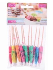 12 OMBRELLINI DA GELATO